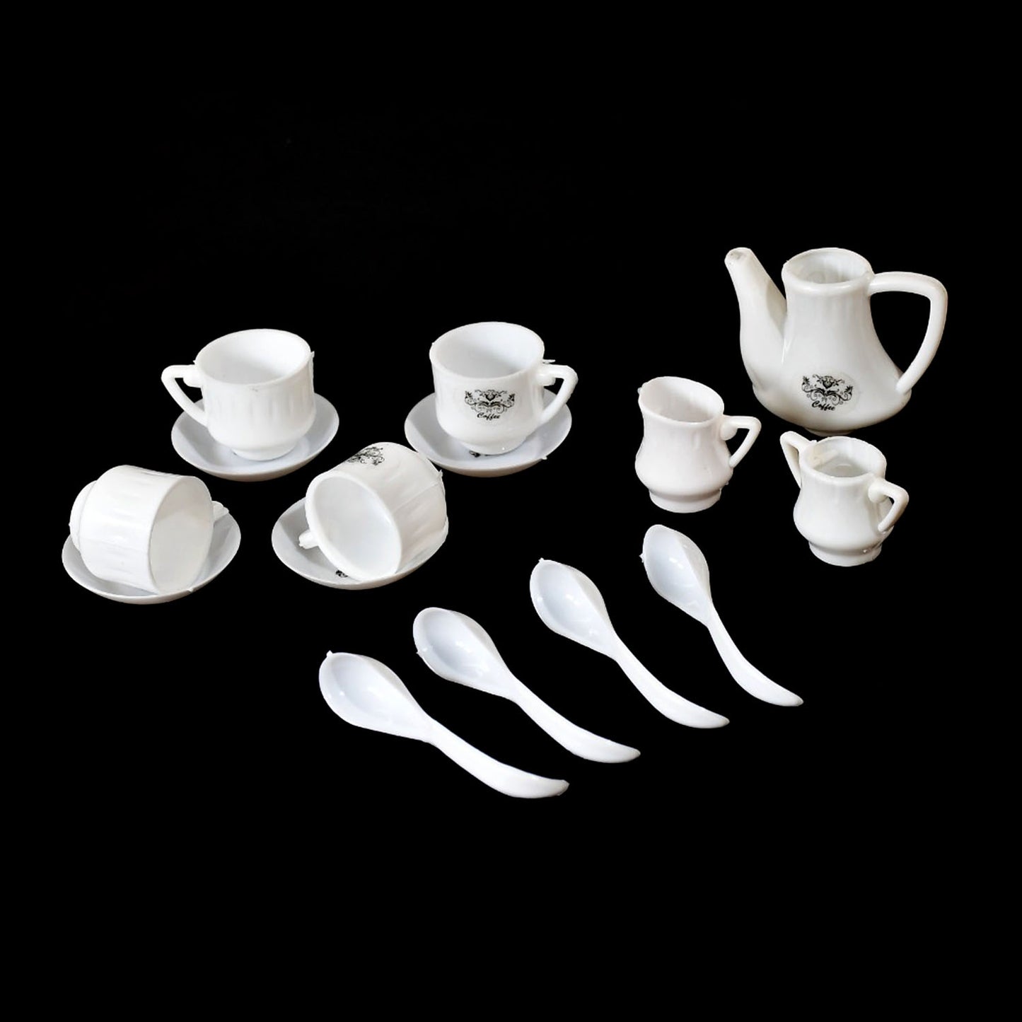 4445 Tickles Tea Toy Set  Coffee Kitchen Plastic Set Toy For Kids Boys  Girls (15pcs)