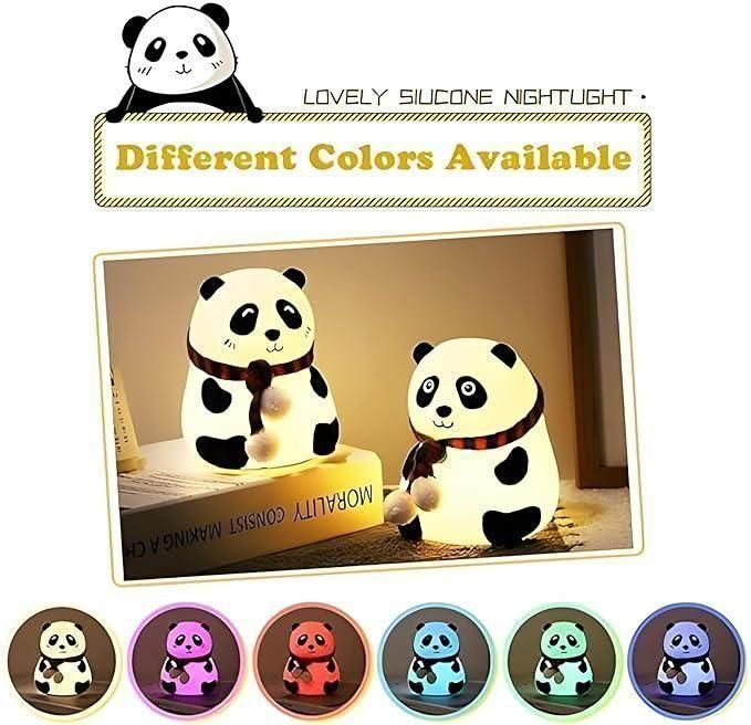 Cute Panda Light Lamp For Deco