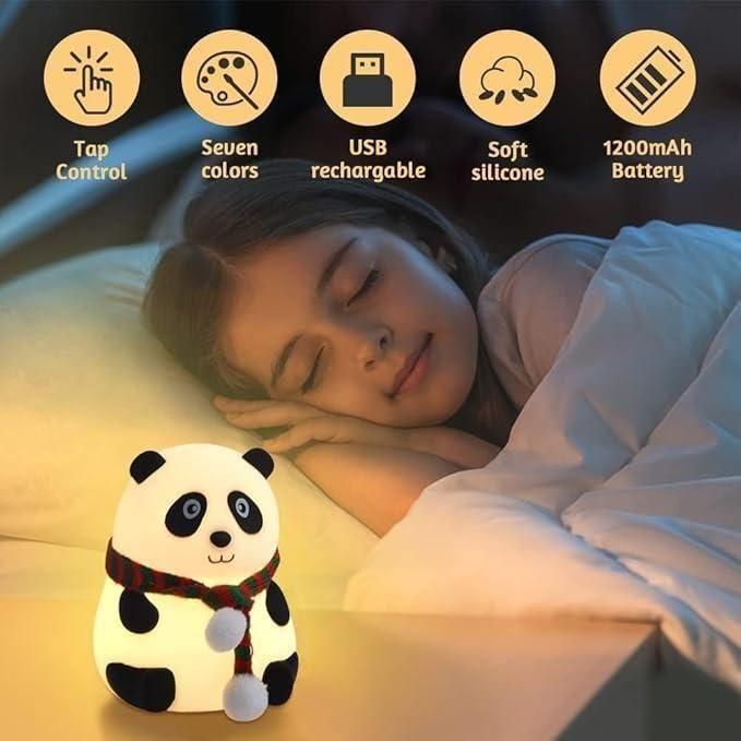 Cute Panda Light Lamp For Deco