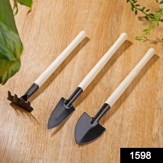 1598 Kids Garden Tools Set Of 3 Pieces (Trowel Shovel Rake)