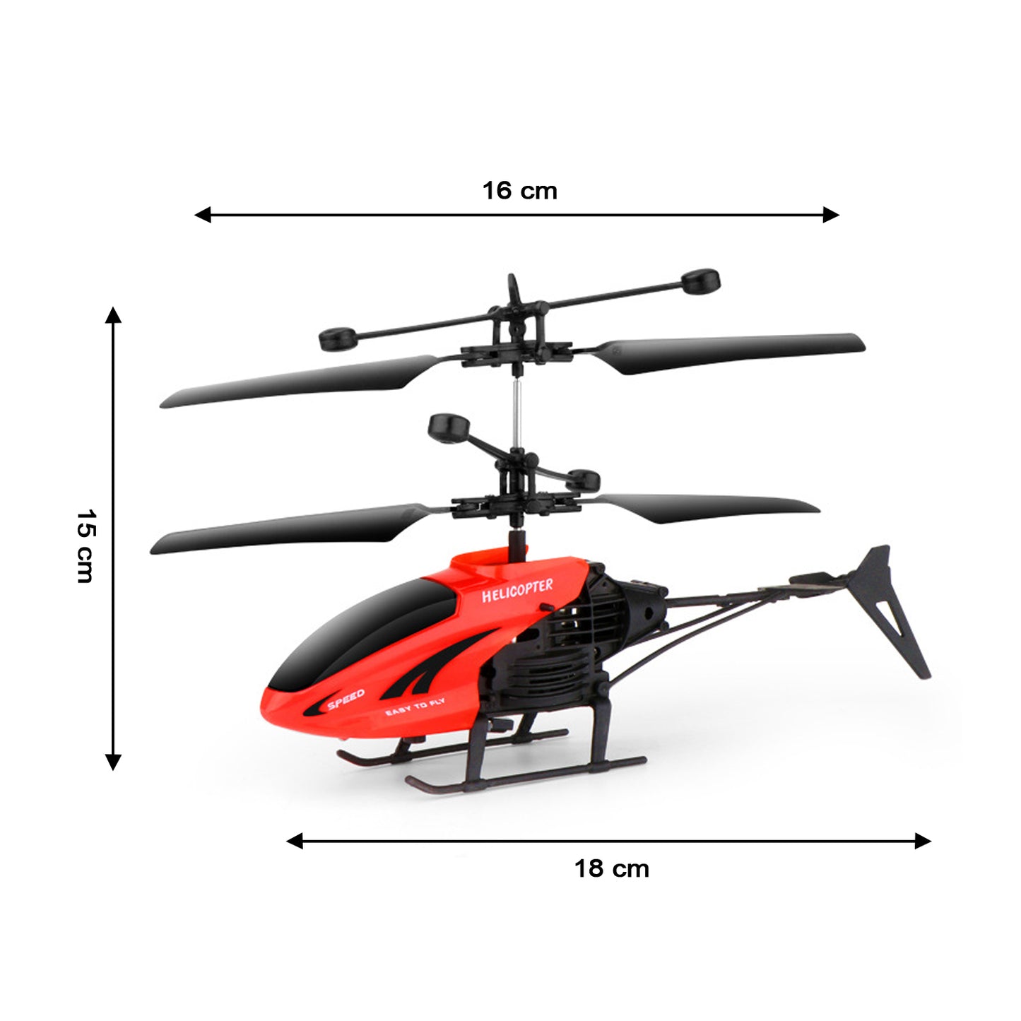 4456 Remote Control Helicopter With Usb Chargeable Cable For Boy And Girl Children (Pack Of 1)