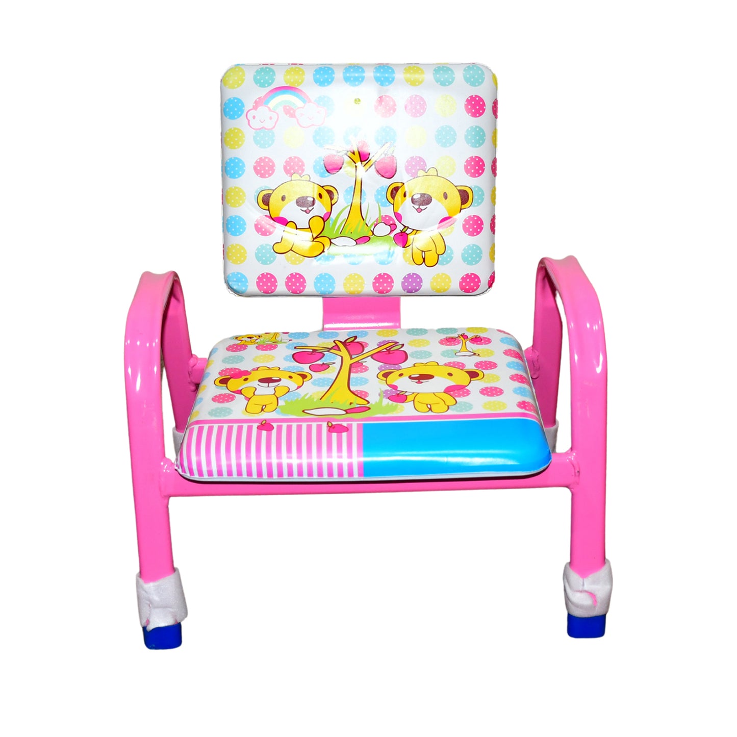 Cartoon Baby Chair Strong Steel Cushion  Comfortable Baby Chair High Quality Chair (1 Pc)