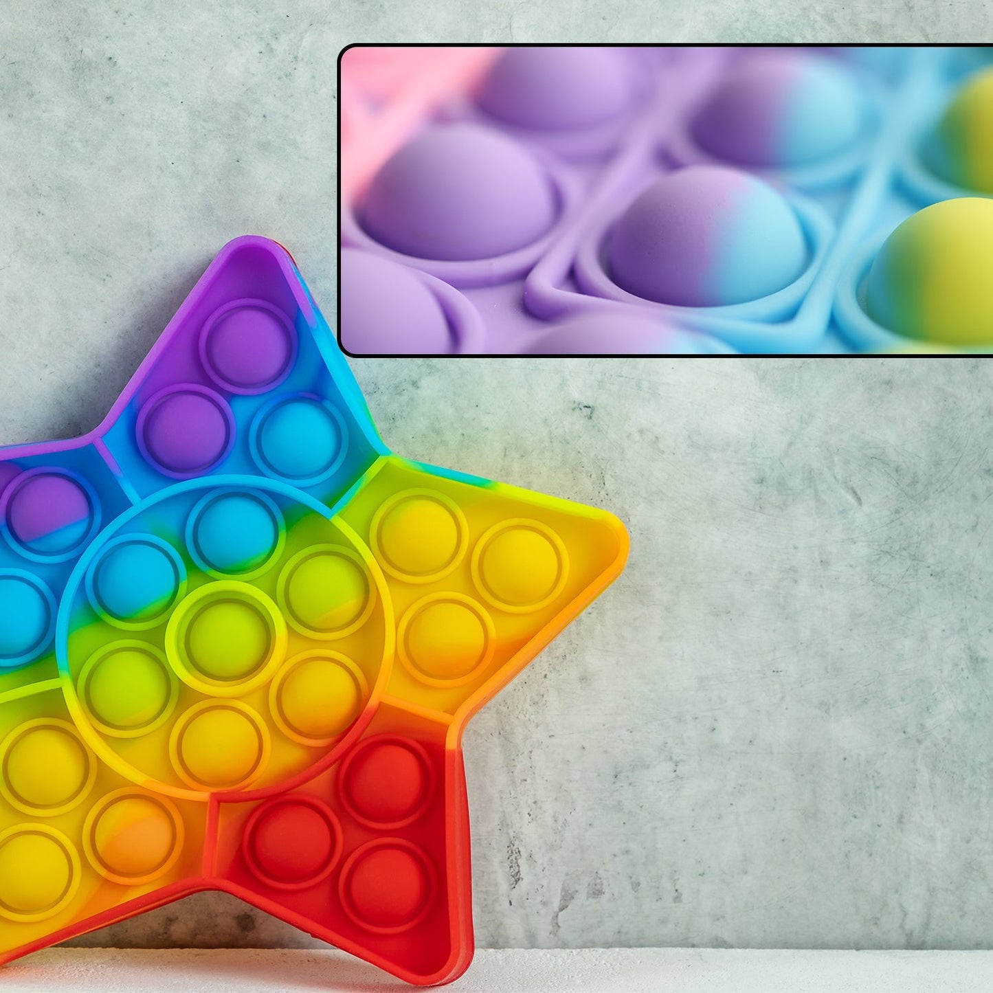 8067 Star Fidget Toy And Fidget Tool Used For Playing Purposes And All Especially For Kids.