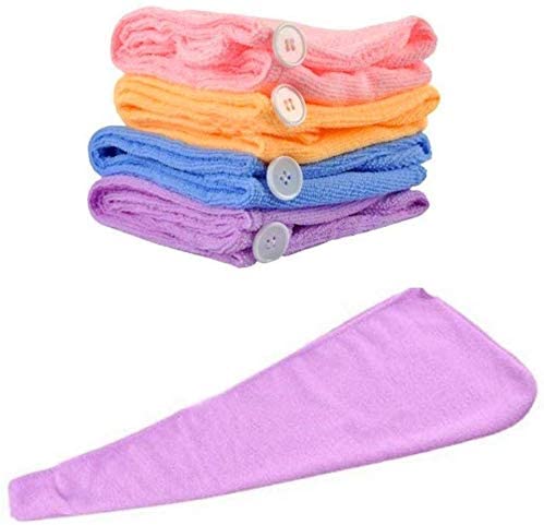 1408 Quick Turban Hair-drying Absorbent Microfiber Toweldry Shower Caps