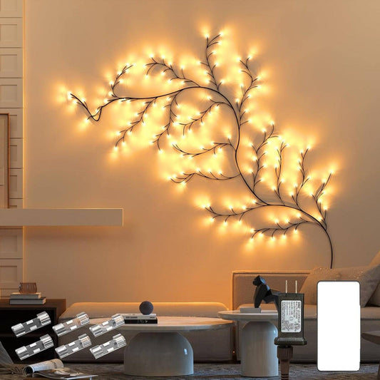 Willow Vine Lights | Flexible Enchanted Fairy Lights | Twinkle Tree Lighted Branches